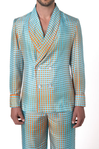 Men’s Double-Breasted Jacket | St Barths Twilight