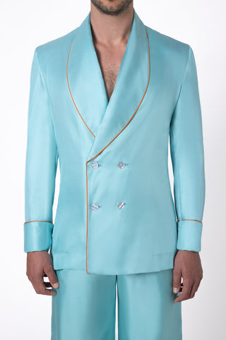 Men’s Double-Breasted Jacket | Maldives Sea Dive