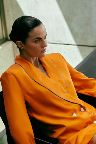 Women’s Double-Breasted Jacket | Marrakech Desert Dunes
