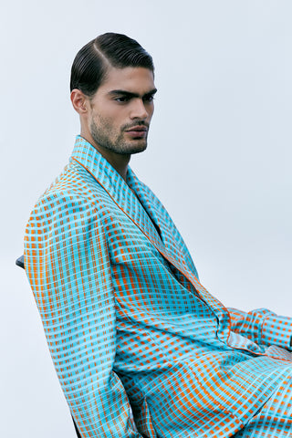 Men’s Double-Breasted Jacket | St Barths Twilight